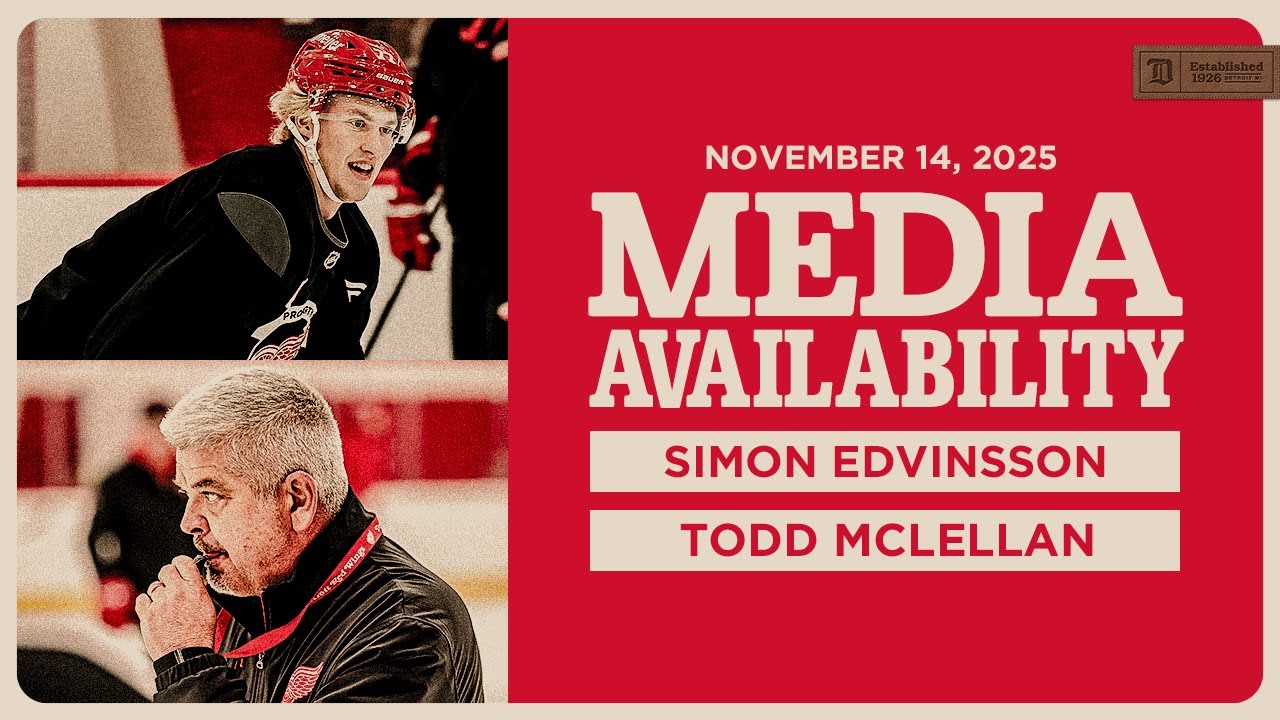 Simon Edvinsson, Todd McLellan Practice Media | Nov. 14, 2025