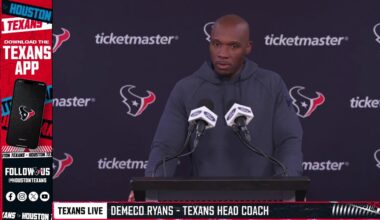 LIVE: The Houston Texans address the media