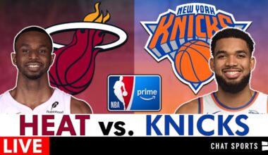 Heat vs. Knicks Live Streaming Scoreboard, Play-By-Play, Highlights | NBA On Prime Video