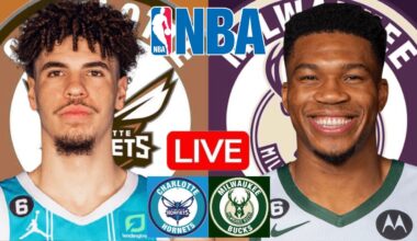 LIVE: CHARLOTTE HORNETS vs MILWAUKEE BUCKS | NBA | PLAY BY PLAY | SCOREBOARD