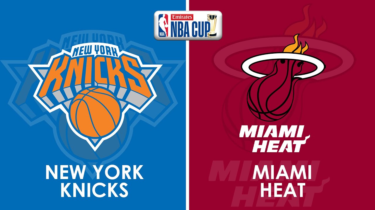 New York Knicks vs Miami Heat NBA Cup Live Scoreboard