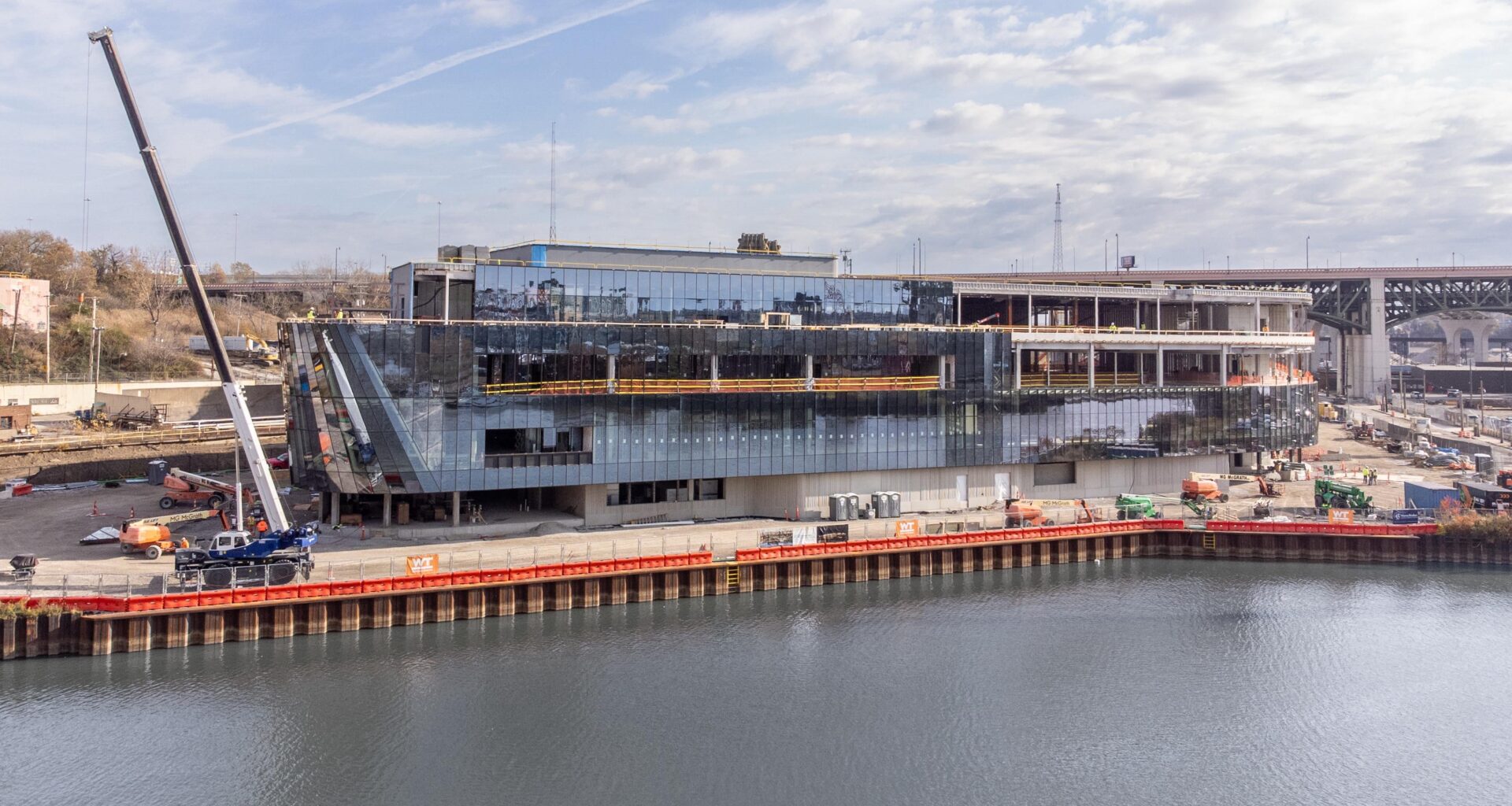 Construction update! The work continues on the brand new Cavs’ Global Peak Performance Center