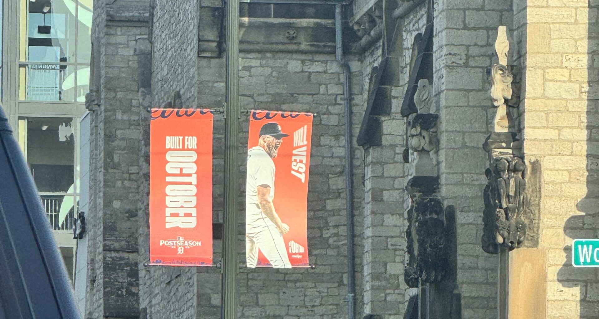 Tigers still have the Postseason banners up