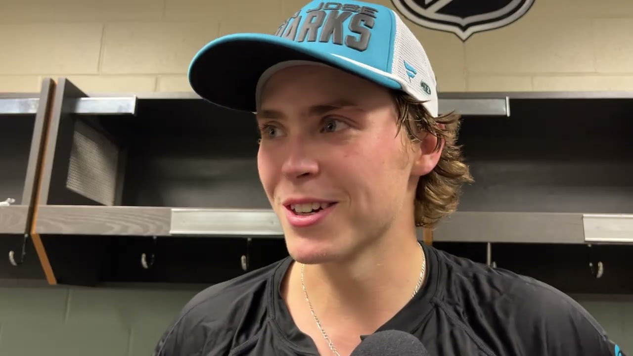 Smith Credits Askarov for Win, Breaks Down His Power Play Goal | Sharks @ Wild Post-Game (11.11.25)