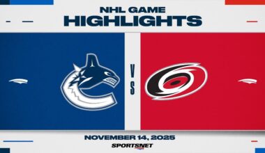 NHL Highlights | Canucks vs. Hurricanes - November 14, 2025