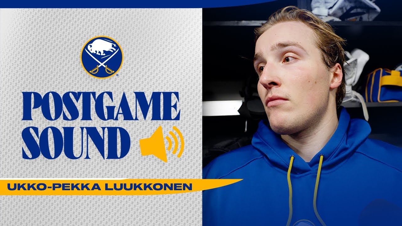 "We Pushed Back" | Ukko-Pekka Luukkonen After Loss To Colorado Avalanche | Buffalo Sabres
