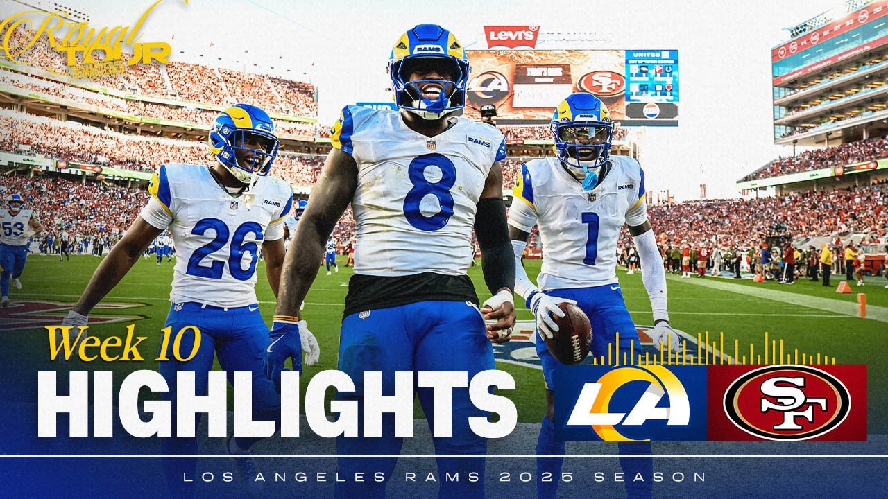 HIGHLIGHTS: Rams Top Plays In Week 10 Win Over 49ers - All 6 TDs, Jared Verse's Blocked Punt & More