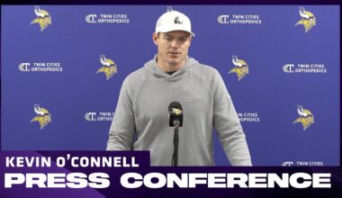 Kevin O'Connell on Loss to Ravens, Penalty Issues, Jalen Nailor's Big Game, Injury Updates & More