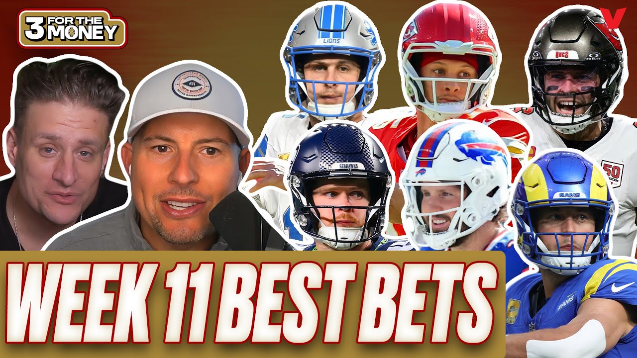 NFL Week 11 Best Bets: Seahawks-Rams, Chiefs-Broncos, Lions-Eagles, Bucs-Bills | 3 & Out