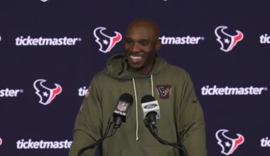 DeMeco Ryans Texans Week 10 Postgame Press Conference | Full Jaguars Win Q&A (11/09)