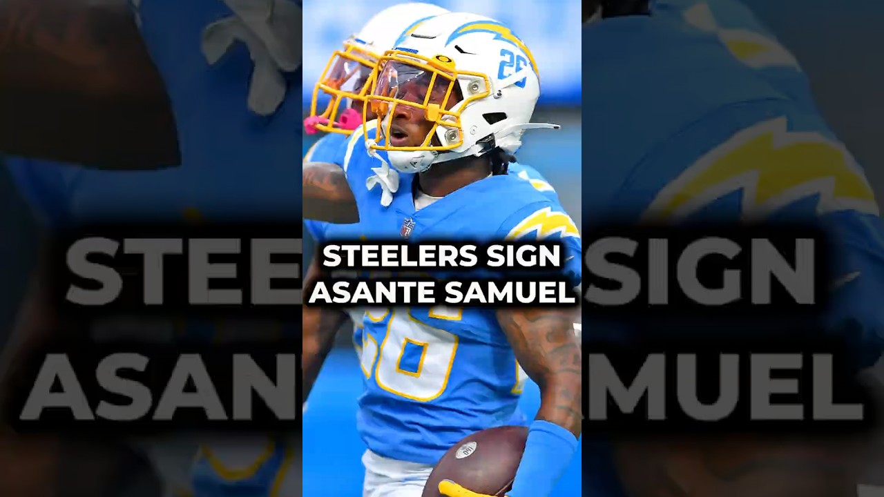BREAKING: Steelers Sign Asante Samuel Jr.! #steelers #nfl #shorts