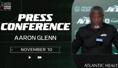 Aaron Glenn Press Conference (11/10) | New York Jets