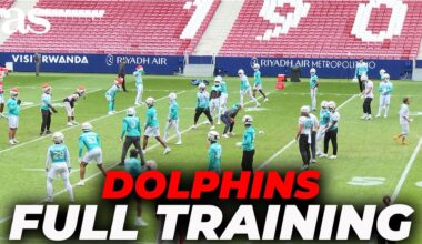 MIAMI DOLPHINS Full Training | Dolphins vs Washington Commanders | NFL Madrid 2025
