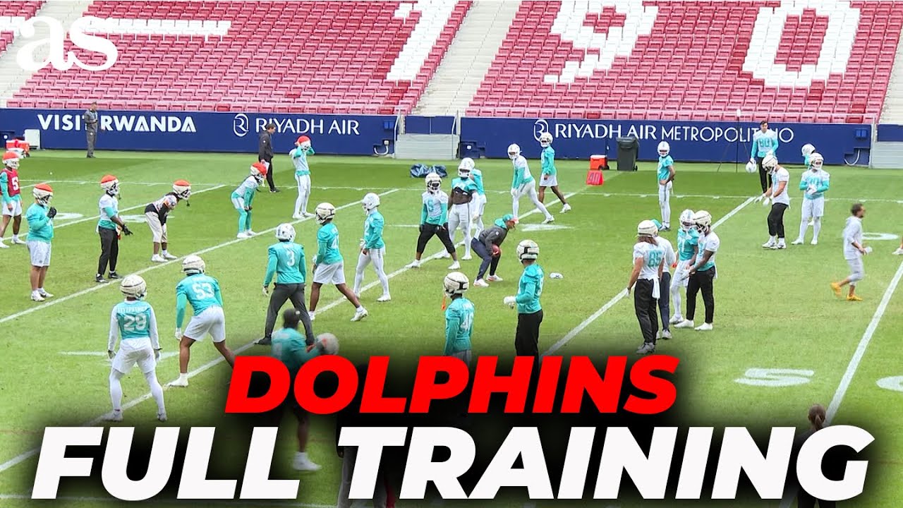 MIAMI DOLPHINS Full Training | Dolphins vs Washington Commanders | NFL Madrid 2025