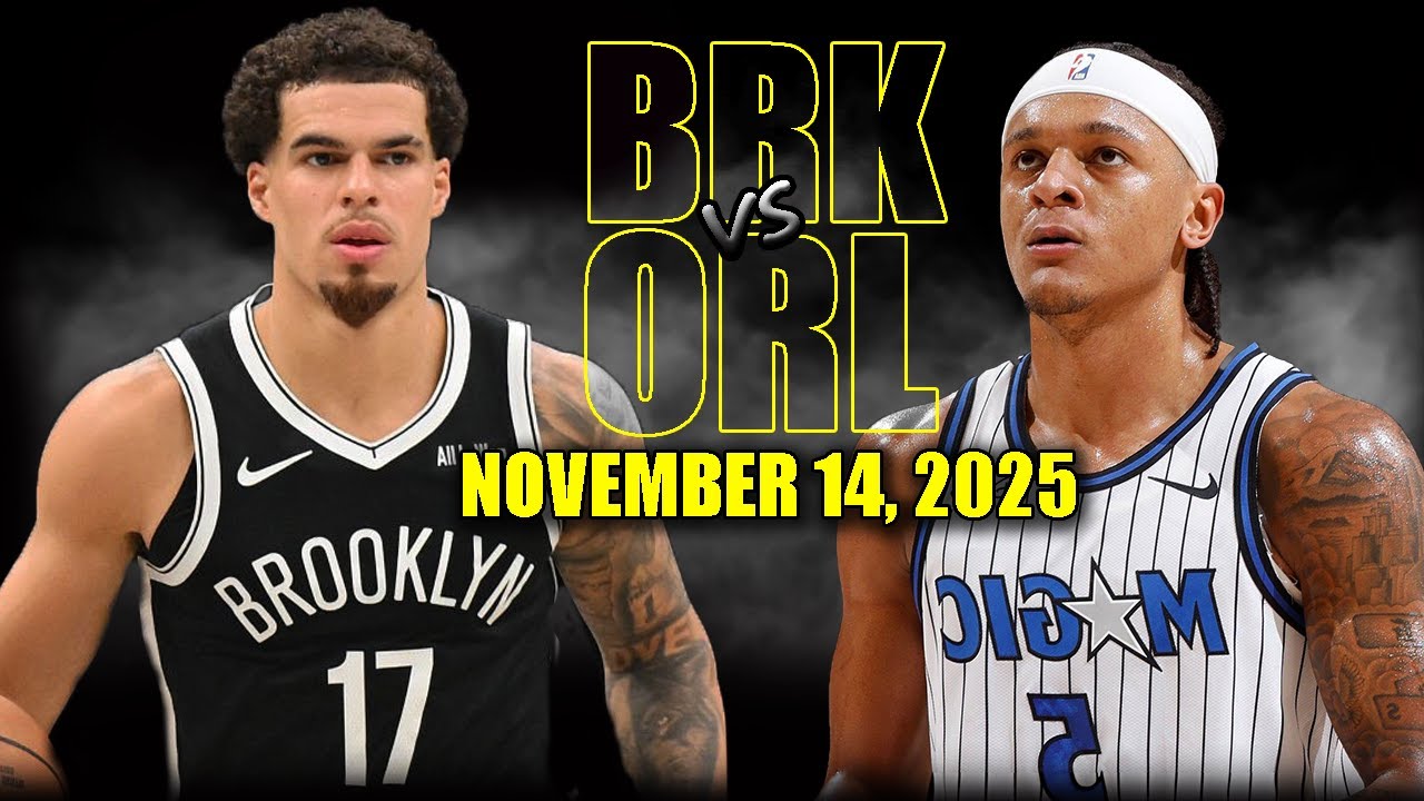 Brooklyn Nets vs Orlando Magic Full Game Highlights - November 14, 2025 | NBA Season