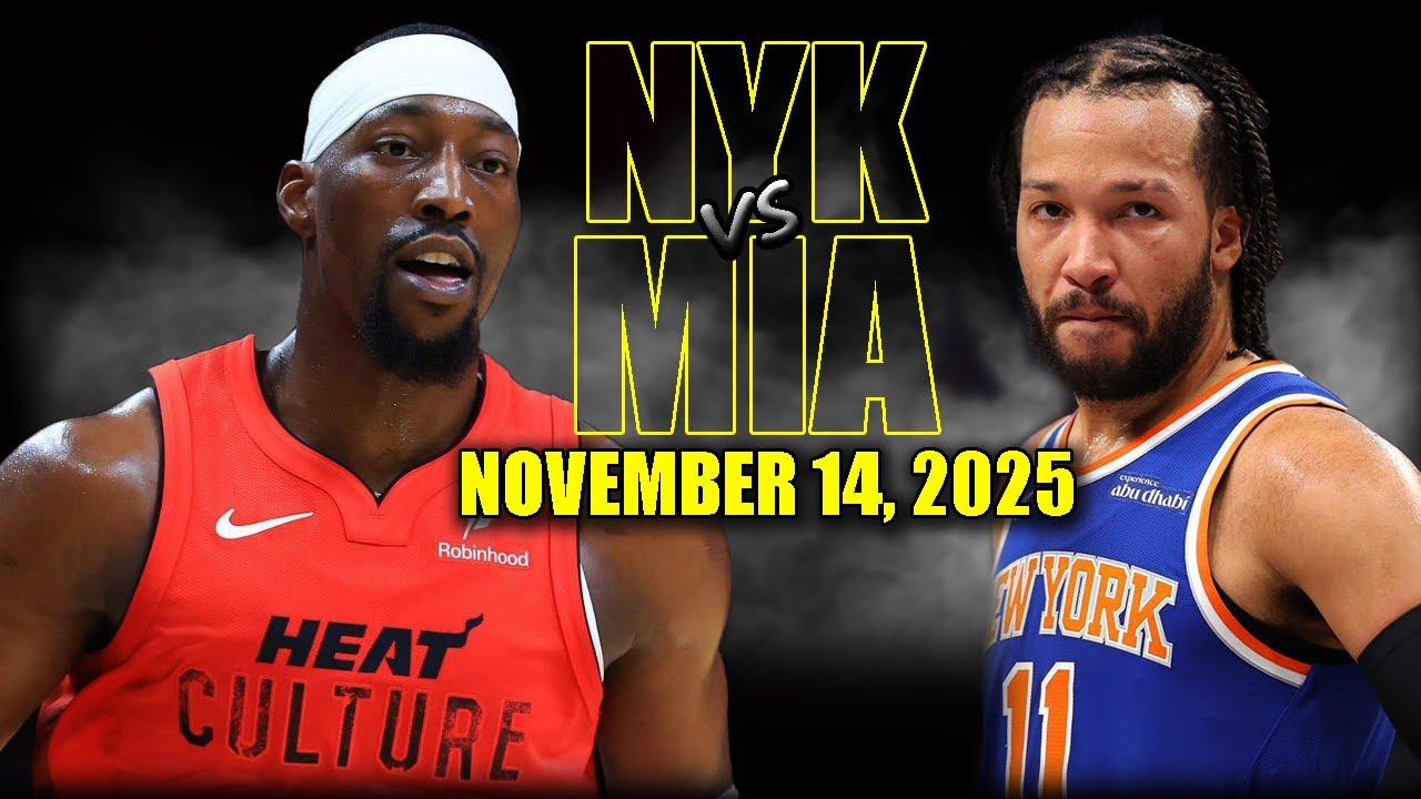 New York Knicks vs Miami Heat Full Game Highlights - November 14, 2025 | NBA Season