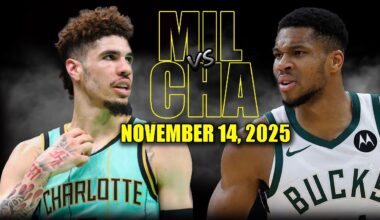 Milwaukee Bucks vs Charlotte Hornets Full Game Highlights - November 14, 2025 | NBA Season