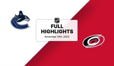 NHL Highlights | Canucks vs. Hurricanes | November 14, 2025