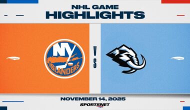 NHL Highlights | Islanders vs. Mammoth - November 14, 2025