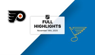 NHL Highlights | Flyers vs. Blues | November 14, 2025