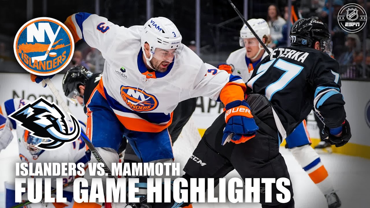 New York Islanders vs. Utah Mammoth | Full Game Highlights | ESPN NHL