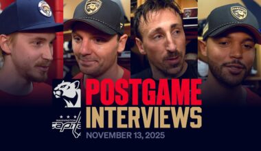 "Doesn't look like he's slowing down anytime soon." | Postgame Reaction vs Capitals | 11.13.25