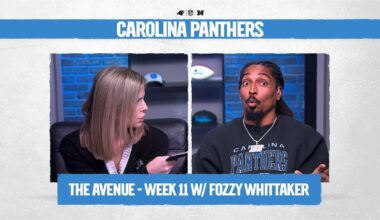 Tre Boston talks through Panthers passing game | The Avenue | Carolina Panthers