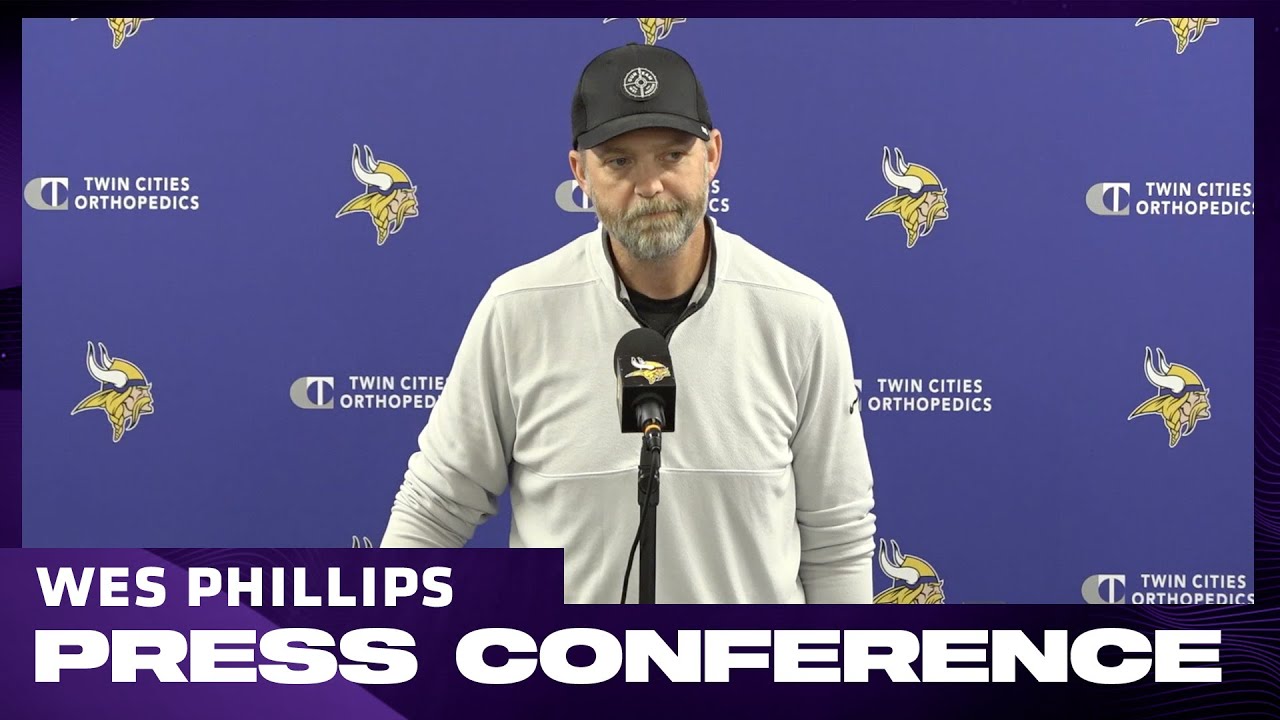 Wes Phillips on Addressing Pre-Snap Penalties, Jalen Nailor's Play, Challenges of Bears Defense