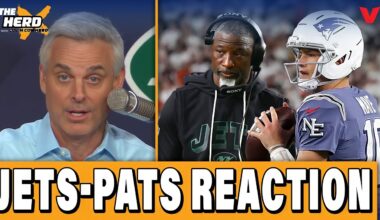 Jets-Patriots REACTION: Drake Maye for MVP + Aaron Glenn on HOT SEAT | THE HERD NFL w/ Colin Cowherd