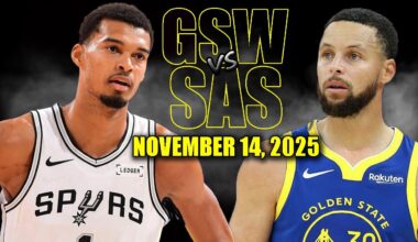 Golden State Warriors vs San Antonio Spurs Full Game Highlights - November 14, 2025 | NBA Season