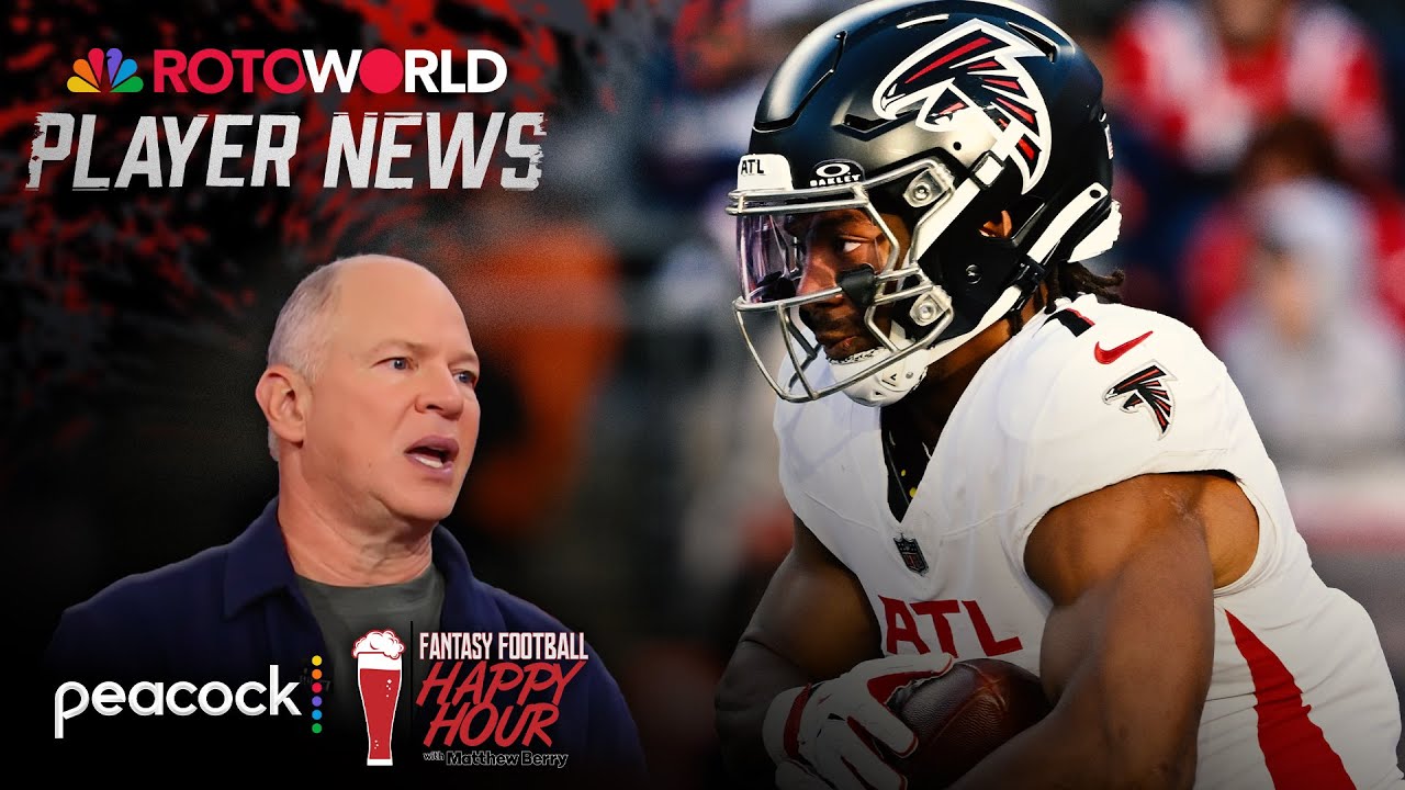 Why won’t Falcons give Bijan Robinson ball in red zone? | Fantasy Football Happy Hour | NFL on NBC
