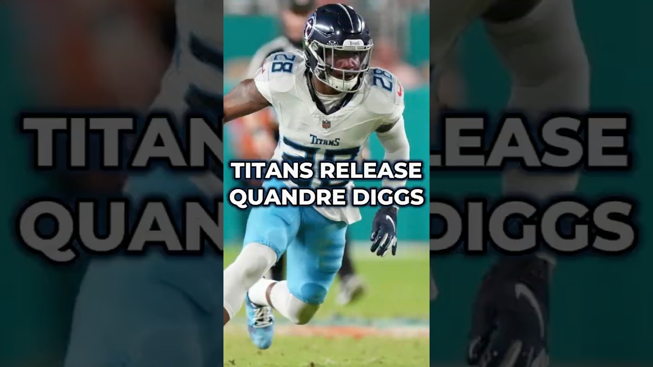 JUST IN: Titans Release Veteran Safety Quandre Diggs #titans #nfl #shorts