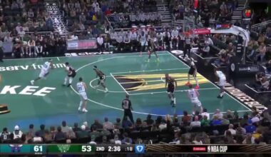 [Highlight] Tre Mann dunks ALL OVER Myles Turner