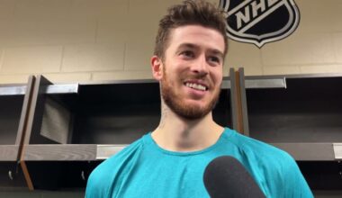 Askarov on His Recent Hot Streak, Last-Minute Start | Sharks @ Wild Post-Game (11.11.25)