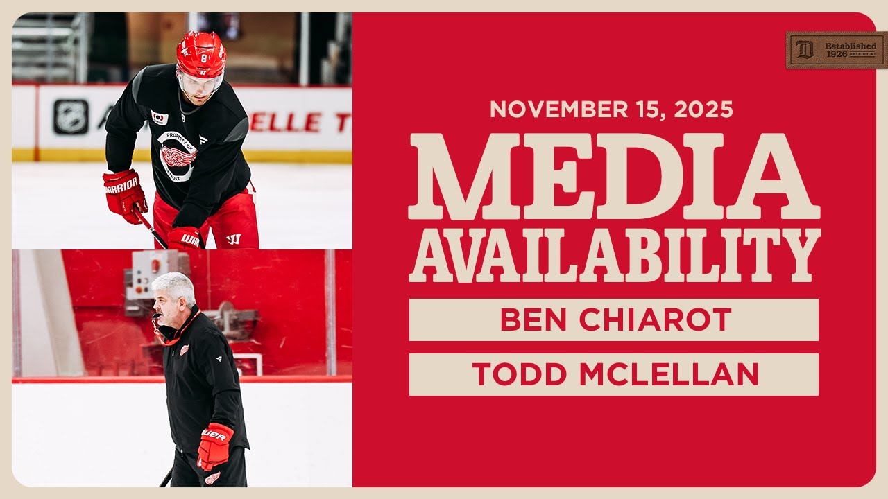 Ben Chiarot & Todd McLellan Morning Skate Media | Nov. 15, 2025