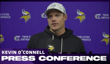 Kevin O'Connell on Carson Wentz Starting & Players Returning from Injury | Vikings vs. Eagles
