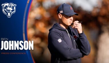 Ben Johnson on offensive performance, team culture | Chicago Bears