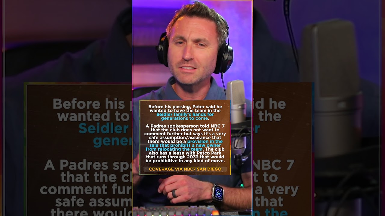 Padres SELLING despite former Owner's wishes #mlb #baseball #sandiego