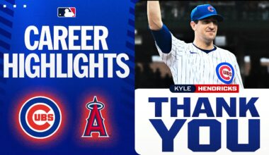 BEST moments from Kyle Hendricks' 12-year career in the Majors 🫡 (2016 World Series Champion w/Cubs)