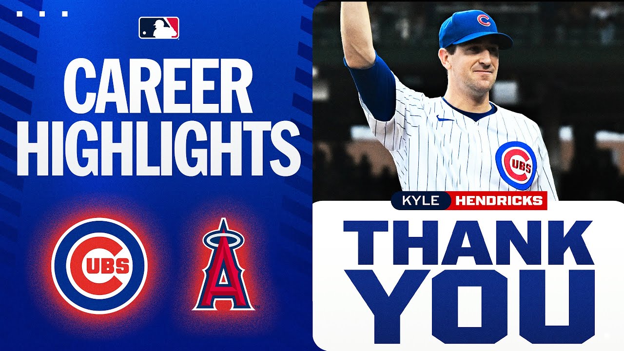 BEST moments from Kyle Hendricks' 12-year career in the Majors 🫡 (2016 World Series Champion w/Cubs)