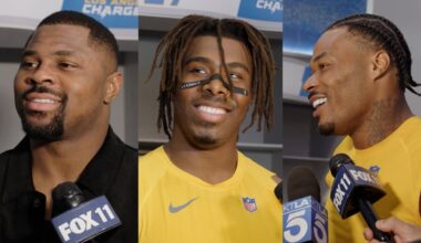 Chargers React To Week 10 Win Vs Steelers | LA Chargers