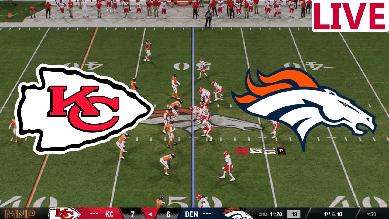 🔴LIVE 🔴Kansas City Chiefs VS  Denver Broncos/NFL Week 11/ /Madden NFL 26