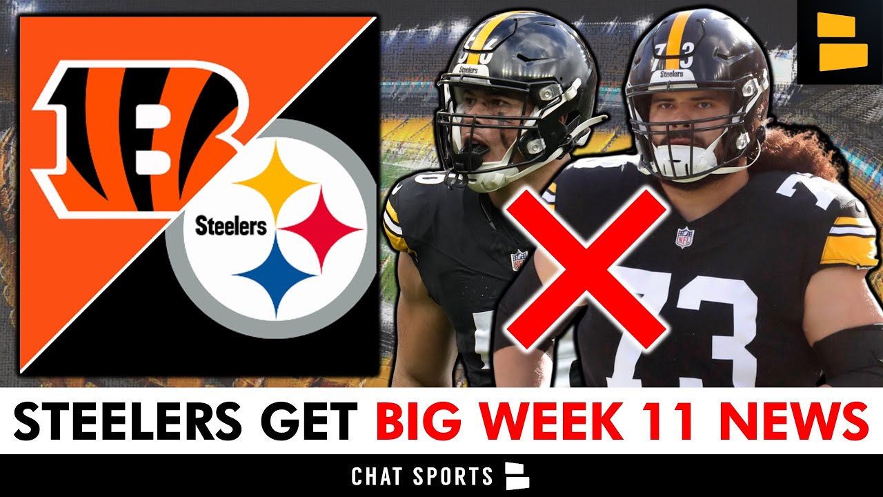 The Pittsburgh Steelers Just Got BIG INJURY NEWS That Impacts Their Week 11 Matchup vs. The Bengals
