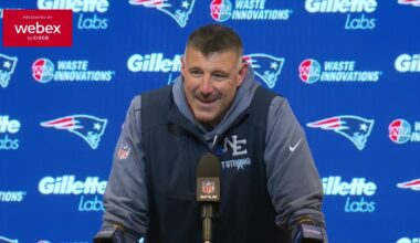 Mike Vrabel on Patriots Fans: "We Gotta Give Them Reasons to Cheer." | Patriots Press Conference