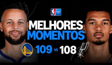 GOLDEN STATE WARRIORS 109 X 108 SAN ANTONIO SPURS | HIGHLIGHTS | REGULAR SEASON | NBA 2025-26