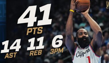James Harden's 40-PT TRIPLE-DOUBLE vs Mavericks | November 14, 2025