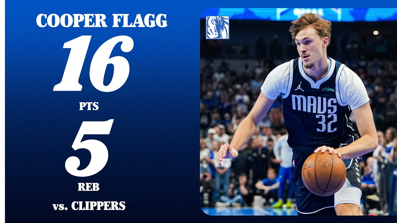 Cooper Flagg (16 PTS 5 REB) vs. Los Angeles Clippers | November 14, 2025
