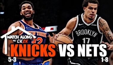NEW YORK KNICKS VS BROOKLYN NETS LIVE PLAY BY PLAY! | WATCH ALONG W/ CK2K