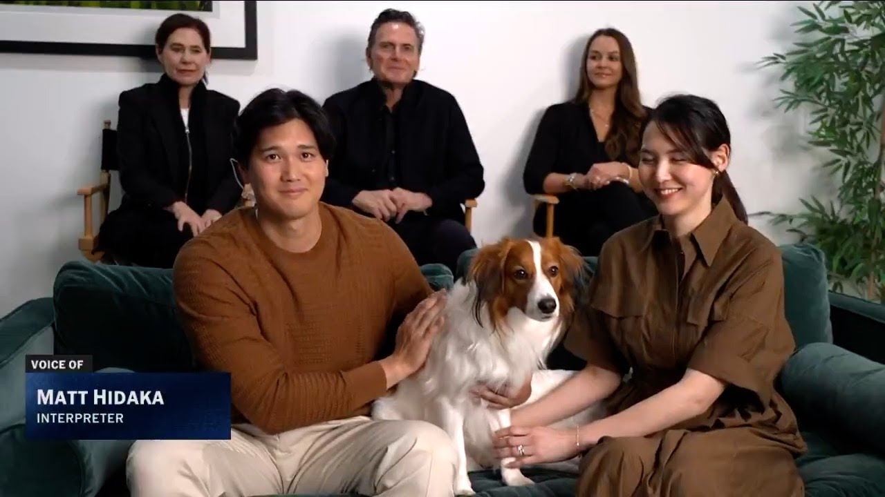 Shohei Ohtani's reaction + interview after unanimous 2025 NL MVP Award