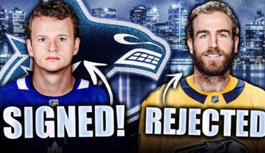 HUGE CANUCKS NEWS: DAVID KAMPF SIGNS + RYAN O’REILLY TURNED VANCOUVER DOWN
